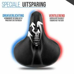 Strex Fietszadel - Unisex - Extra Comfortabel - Ventilerend - Incl. Zadelhoes -Fietsen-Accessoires Shop 550x550 670