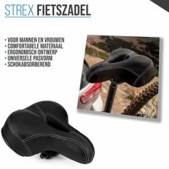 Strex Fietszadel - Unisex - Extra Comfortabel - Ventilerend - Incl. Zadelhoes -Fietsen-Accessoires Shop 550x550 675