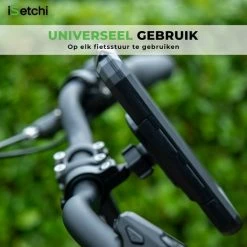 ISetchi Telefoonhouder Fiets Waterdicht L (5.5 Tot 7 Inch) - 360 Graden Rotatie - Ook Voor Scooter & Motor - Gsm Houder Fiets - Waterdicht IP67 Level - Zwart -Fietsen-Accessoires Shop 550x550 68
