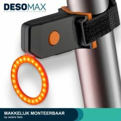 DesoMax Fietslicht Achterlicht LED USB Oplaadbaar Helder Rond - Achterlicht Voor Racefiets En MTB Herkenningslicht -Fietsen-Accessoires Shop 550x550 686