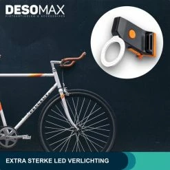 DesoMax Fietslicht Achterlicht LED USB Oplaadbaar Helder Rond - Achterlicht Voor Racefiets En MTB Herkenningslicht -Fietsen-Accessoires Shop 550x550 689