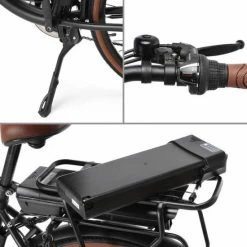 SURPASS Elektrische Stadsfiets 26 '' (F264) - Stalen Frame - 6 Versnellingen Shimano - Schijfremmen - 10 Ah - Zwart -Fietsen-Accessoires Shop 550x550 744