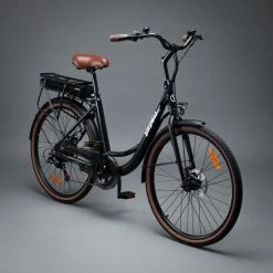 SURPASS Elektrische Stadsfiets 26 '' (F264) - Stalen Frame - 6 Versnellingen Shimano - Schijfremmen - 10 Ah - Zwart -Fietsen-Accessoires Shop 550x550 746