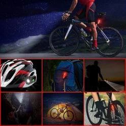 Lovnix - Oplaadbare Fietslamp LED Verlichting Set - USB Oplaadbaar - Fietslicht Met LED Lamp - Voor- En- Achter Licht - Regenbestendig - Geschikt Voor Mountainbike Fietsen Wandelen Speleologie -Fietsen-Accessoires Shop 550x550 772