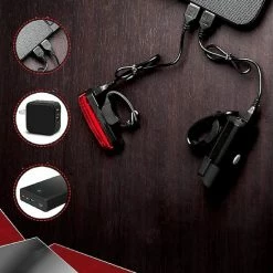 Lovnix - Oplaadbare Fietslamp LED Verlichting Set - USB Oplaadbaar - Fietslicht Met LED Lamp - Voor- En- Achter Licht - Regenbestendig - Geschikt Voor Mountainbike Fietsen Wandelen Speleologie -Fietsen-Accessoires Shop 550x550 773