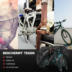 LOOXOLIFE Fietshoes - Voor 1 Fiets Of 2 Fietsen Waterdicht - XXL - Ultra Sterk & Dik - Premium PU Coating - Met Opberghoes -Fietsen-Accessoires Shop 550x550 827