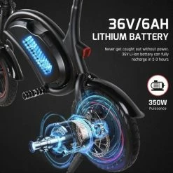 FOXSPORT Windgoo B3 Opvouwbare Elektrische Fiets - Zwart - 20 Km Per Uur -Fietsen-Accessoires Shop 550x550 840