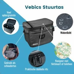 Vebics® Stuurtas Fiets Waterbestendig - Afneembaar - Racefiets - E-bike - Elektrische Fiets - Black Friday - Sinterklaas - Kerst -Fietsen-Accessoires Shop 550x550 842