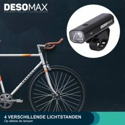 DesoMax Fietsverlichting Set USB Oplaadbaar Heldere Fietslamp - Voorlicht - Achterlicht - Koplamp - Achterlamp 16 DesoMax Fietsverlichting Set USB Oplaadbaar Heldere Fietslamp - Voorlicht - Achterlicht - Koplamp - Achterlamp -Fietsen-Accessoires Shop 550x550 871