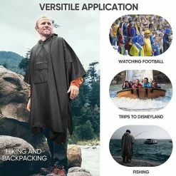 BOTC Poncho - Regenponcho - Fietsponcho Fiets - Unisex - Dames & Heren - Waterdicht -Fietsen-Accessoires Shop 550x550 874