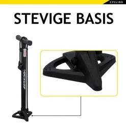 Dunlop Fietspomp - Presta/ Dunlop/ Schrader - Met 2 Adaptoren - Staande Pomp - 62,5 Cm Hoog -Fietsen-Accessoires Shop 550x550 88