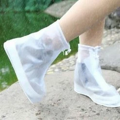 Easy Shoe Cover Unisex Waterdichte Overschoenen Met Rits En Aantrekkoord Maat 38-42 - Herbruikbaar Transparant - Anti Slip Regen Overschoen - Schoenhoesjes - Waterdichte Schoenbeschermers - Regenhoes Schoenovertek - Regenlaarzen -Fietsen-Accessoires Shop 550x550 903