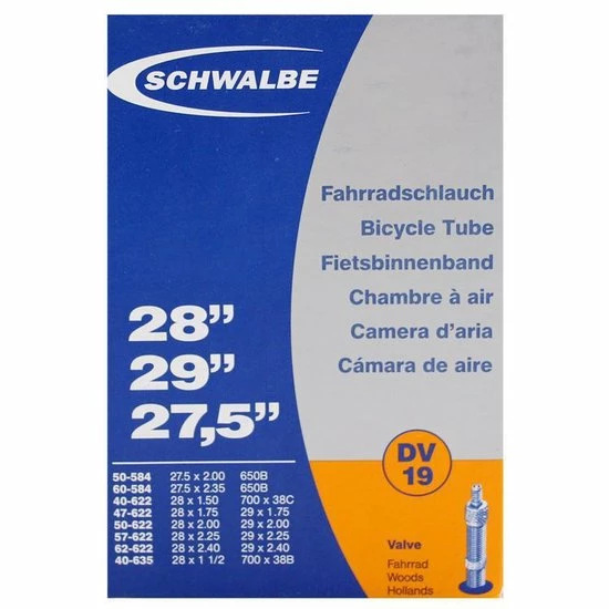 Schwalbe Binnenband 27.5/29 X 1.50/2.40 (40/62-584/635) Dv 40 Mm 2 Schwalbe Binnenband 27.5/29 X 1.50/2.40 (40/62-584/635) Dv 40 Mm - Afbeelding 2