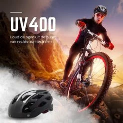 Rebela | Fietshelm | Sport Lights Matt Zwart- Wit | Heren-Dames | Medium 54/62cm -Fietsen-Accessoires Shop 550x550 957