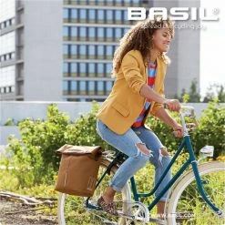Basil City Fietsshopper - Enkele Fietstas - Camel Bruin - 16 Liter -Fietsen-Accessoires Shop 550x550 967