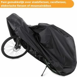 Coverz Fietshoes Voor 1 Fiets Waterdicht - Inclusief Gat Voor Slot - Beschermhoes - Cover - 190x65x98 Cm -Fietsen-Accessoires Shop 550x552 6
