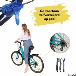 Fain Fietsketting Reiniger Set 6 Delig Fietsketting Onderhoud Fietsketting Borstel - Fietsgereedschap Kettingscherm Schrobber Fietsketting Ontvetter Ketting Schoonmaken Fiets Multitool -Fietsen-Accessoires Shop 550x553 1