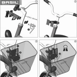 Basil Bremen Fietsmand - Voor - Staal - Inclusief Bevestigingssysteem - Zwart -Fietsen-Accessoires Shop 550x556 9