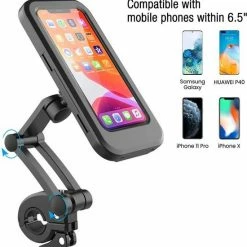 Merkloos Fiets / Motor Telefoonhouder Waterdicht Universeel 360° Draaibaar Anti-Shock Accessoires - Tot 6.5 Inch -Fietsen-Accessoires Shop 550x561 1
