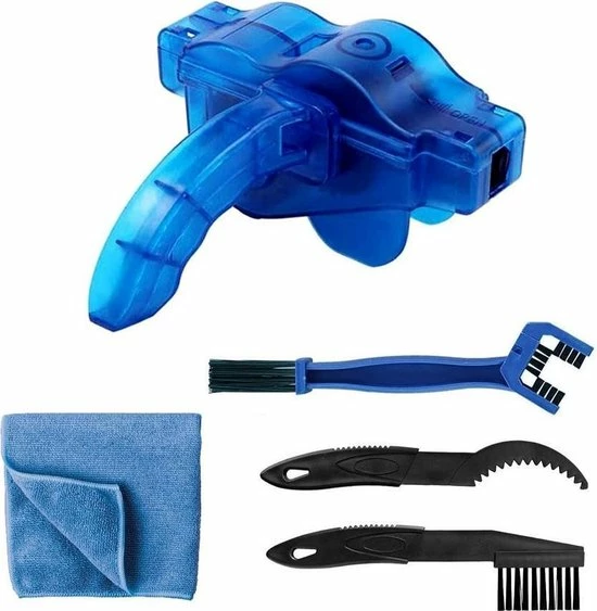 Merkloos Fietsketting Reiniger - Ketting Schoonmaken - Kettingborstel - Fiets Schoonmaak Set - Ontvetter Fiets - Kettingreiniger - Fietsketting Smeermiddel - Fiets Accessoires - Fietsgereedschap - Cadeau Voor Man -Vrouwen- Sinterklaas Cadeautjes 1 Merkloos Fietsketting Reiniger - Ketting Schoonmaken - Kettingborstel - Fiets Schoonmaak Set - Ontvetter Fiets - Kettingreiniger - Fietsketting Smeermiddel - Fiets Accessoires - Fietsgereedschap - Cadeau Voor Man -Vrouwen- Sinterklaas Cadeautjes