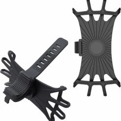 BTH Telefoonhouder Fiets Universeel Siliconen - Fiets Telefoonhouder Kinderwagen - Telefoon Houder Fiets Draaibaar - Zwart -Fietsen-Accessoires Shop 550x567 5