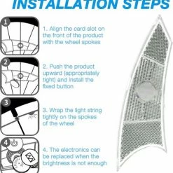 BOTC Fietswielverlichting - Spaakverlichting Met Reflector - Fietswiel - Meerkleurig - 1 Stuk - LBA11207 18 BOTC Fietswielverlichting - Spaakverlichting Met Reflector - Fietswiel - Meerkleurig - 1 Stuk - LBA11207 -Fietsen-Accessoires Shop 550x569 1