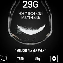 Rocky - Fietsbrillen Heren - Sportbrillen - Professionele Fietsbril + Inclusief 5 Verwisselbare Lenzen + 2 Jaar Garantie -Fietsen-Accessoires Shop 550x575 4