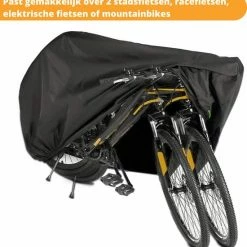Coverz Fietshoes Voor 2 Fietsen Waterdicht - Inclusief Gat Voor Slot - Beschermhoes - Cover - 245x95x110 Cm -Fietsen-Accessoires Shop 550x576 2