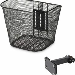 Basil Bremen Fietsmand - Voor - Staal - Inclusief Bevestigingssysteem - Zwart -Fietsen-Accessoires Shop 550x580 3
