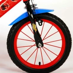 Spider-Man Kinderfiets - Jongens - 14 Inch - Rood/Blauw - Twee Handremmen -Fietsen-Accessoires Shop 550x582 1