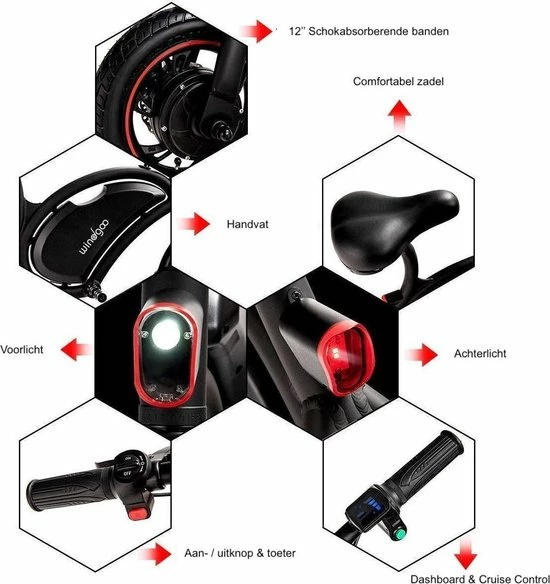 Wind-goo Windgoo B3 Elektrische Mini-scooter - Opvouwbaar 13 Wind-goo Windgoo B3 Elektrische Mini-scooter - Opvouwbaar - Afbeelding 13