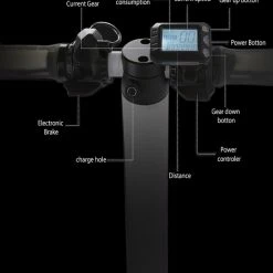 Technozom Techno LITE - Elektrische Step - Super Lichtgewicht - 23 Km/u - 3 Rijstanden - Opvouwbaar - Met LED Verlichting Voor & Achter - Zwart 14 Technozom Techno LITE - Elektrische Step - Super Lichtgewicht - 23 Km/u - 3 Rijstanden - Opvouwbaar - Met LED Verlichting Voor & Achter - Zwart -Fietsen-Accessoires Shop 550x586 4