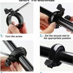 BOTC Fietsbel Ring Fietsbel - Aluminium Fietsbel - Classic Fietsbel - Fietsbel Small 22mm Zwart -Fietsen-Accessoires Shop 550x587 11