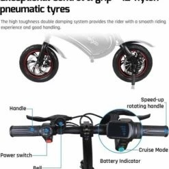 FOXSPORT Windgoo B3 Opvouwbare Elektrische Fiets - Zwart - 20 Km Per Uur -Fietsen-Accessoires Shop 550x599 3