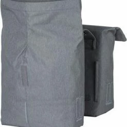 Basil City Dubbele Fietstas - Grijs Melee - 32 Liter -Fietsen-Accessoires Shop 550x601 4
