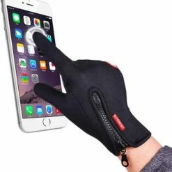 Fean Touch Handschoenen Touchvinger Handschoenen Touchscreen Handschoenen Ski/Snowboard/Fiets/Outdoor Handschoenen Waterafstotend Winddicht Thermo Stretch Fleece Unisex Maat M - Zwart -Fietsen-Accessoires Shop 550x611 2