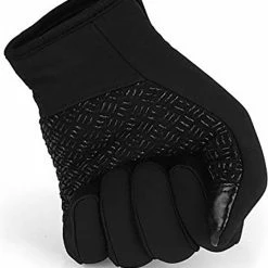 LuxeRoyal Fietshandschoenen Winter - Sport Handschoenen Met Rits - Touchscreen Telefoon - Anti Slip Gloves - Heren / Dames - Maat M - Zwart -Fietsen-Accessoires Shop 550x613 7