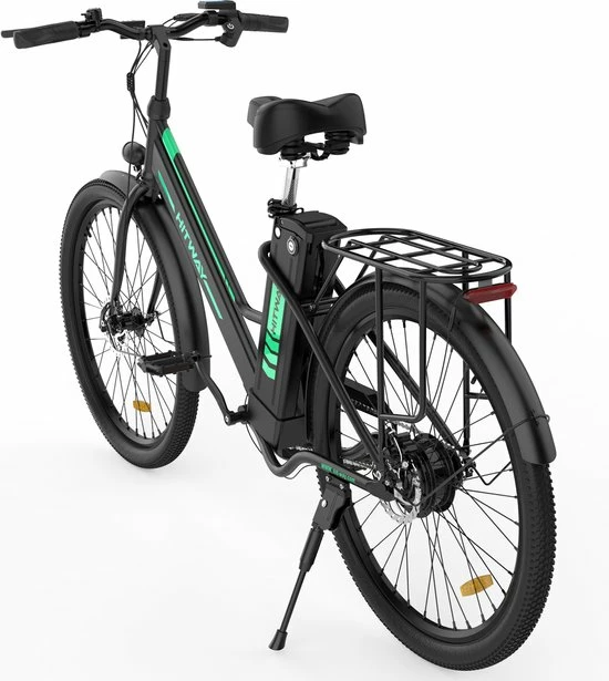 Hitway Elektrische Fiets | E-bike Damesfiets | 35-70KM | 26 Inch | 250W Motor | Zwart 2 Hitway Elektrische Fiets | E-bike Damesfiets | 35-70KM | 26 Inch | 250W Motor | Zwart - Afbeelding 2