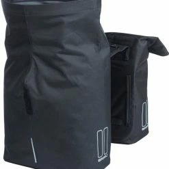 Basil City Dubbele Fietstas MIK - 28-32 Liter- Zwart -Fietsen-Accessoires Shop 550x615 2