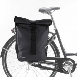 Ekostar Dubbele Fietstas - Rolltop - Waterbestendig - 46 L - Zwart -Fietsen-Accessoires Shop 550x628 1