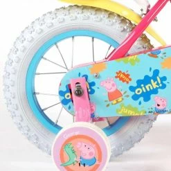 Volare Peppa Pig Kinderfiets - Meisjes - 12 Inch - Roze -Fietsen-Accessoires Shop 550x632 3