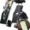 AG 150 Universele Telefoonhouder Fiets - Extreem Sterk - 360 Graden Rotatie - Ook Voor Scooter En Motor - Zwart- Anti Shock & Vibratie Ontwerp - Fietshouder Voor Smartphones - Telefoon - Gsm Houder Fiets - Iphone - Hoogste Kwaliteit