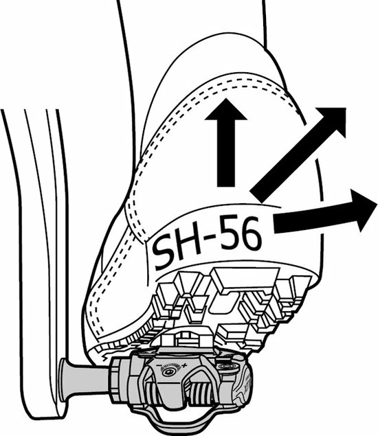 Shimano Schoenplaatjes Spd Zilver Sh56 Set 7 Shimano Schoenplaatjes Spd Zilver Sh56 Set - Afbeelding 7