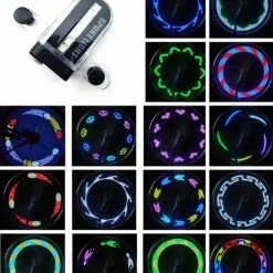 BOTC Spaakverlichting Fiets - 30 Patronen - Spaakverlichting Met Bewegingssensor - LED Fietswiel Spaak Licht -Fietsen-Accessoires Shop 550x646