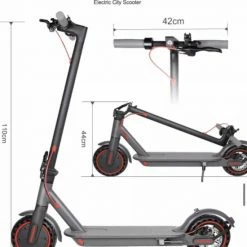 Comfort Inz - ES80 - Elektrische Opvouwbare Step - E Scooter - 10.5Ah Batterij - IOS Android APP Max. 31km/h -Fietsen-Accessoires Shop 550x649 1