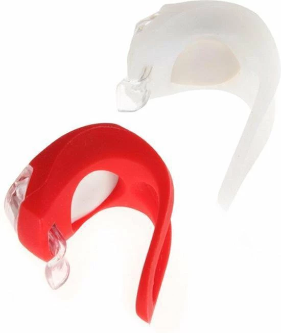Merkloos LED Fietslampje 2 Stuks (rood & Wit) 3 Merkloos LED Fietslampje 2 Stuks (rood & Wit) - Afbeelding 3