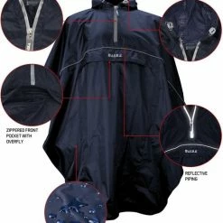 Ralka Poncho - Blauw - Volwassenen -Fietsen-Accessoires Shop 550x654