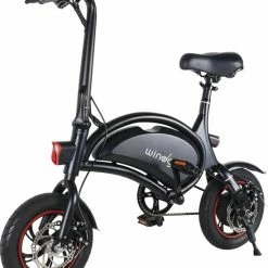 Wind-goo Windgoo - B3 Elektrische Long-Range E-Bike Met Trappers - E-bike - 25Km / H - Zwart -Fietsen-Accessoires Shop 550x655