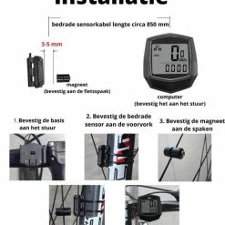 Pleasant Life Kilometerteller Fiets - Waterdicht - Digitale LCD - Bedraad - Fiets Accesoires - Mountainbike - Wielrennen - -Fietsen-Accessoires Shop 550x669 1