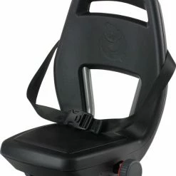 Qibbel 6+ Junior Fietsstoeltje Achter - Zwart - Inclusief Voetsteuntjes